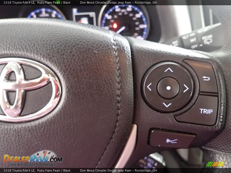 2018 Toyota RAV4 LE Ruby Flare Pearl / Black Photo #17