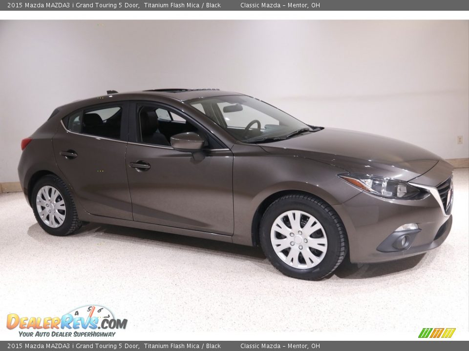 Front 3/4 View of 2015 Mazda MAZDA3 i Grand Touring 5 Door Photo #1