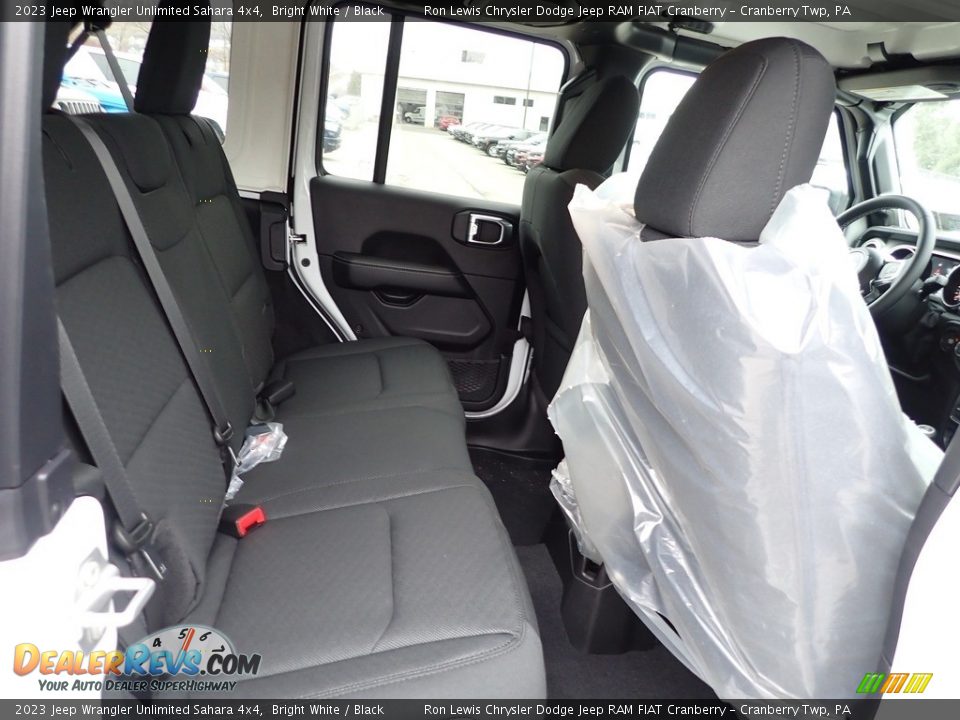 Rear Seat of 2023 Jeep Wrangler Unlimited Sahara 4x4 Photo #12