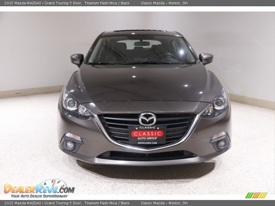 2015 Mazda MAZDA3 i Grand Touring 5 Door Titanium Flash Mica / Black Photo #2