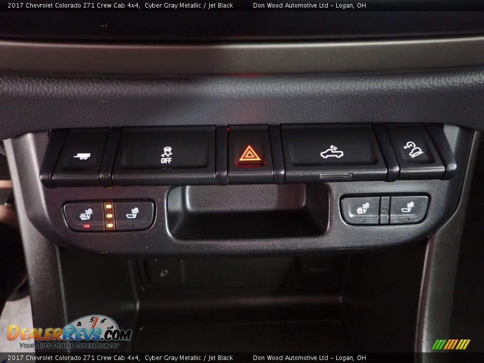 2017 Chevrolet Colorado Z71 Crew Cab 4x4 Cyber Gray Metallic / Jet Black Photo #20