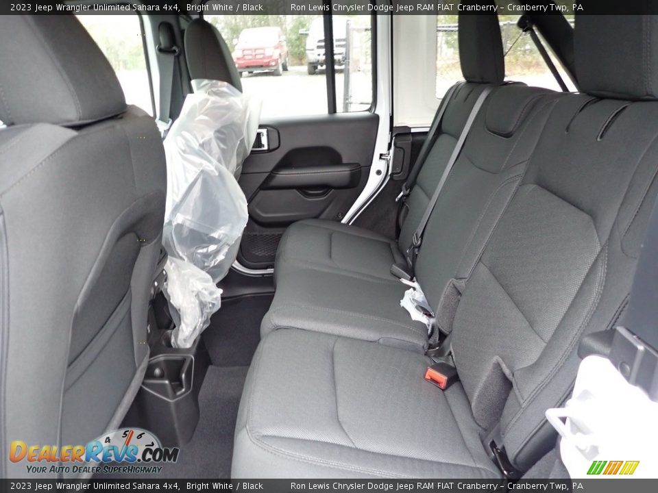 Rear Seat of 2023 Jeep Wrangler Unlimited Sahara 4x4 Photo #13