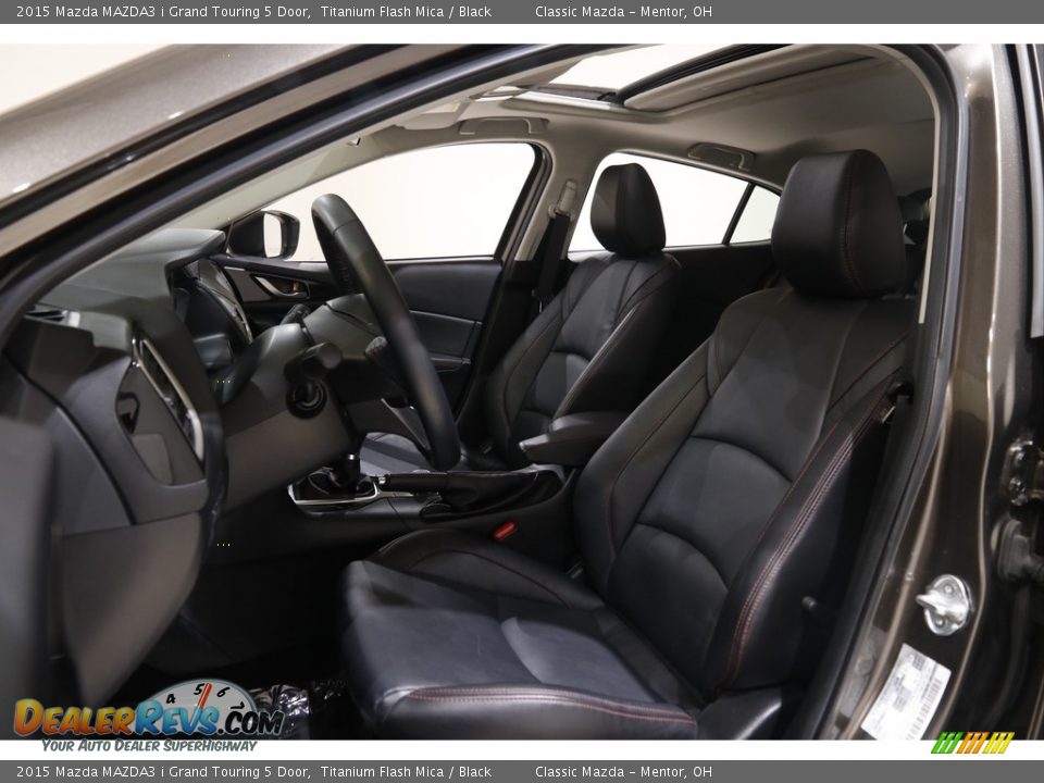 Front Seat of 2015 Mazda MAZDA3 i Grand Touring 5 Door Photo #5