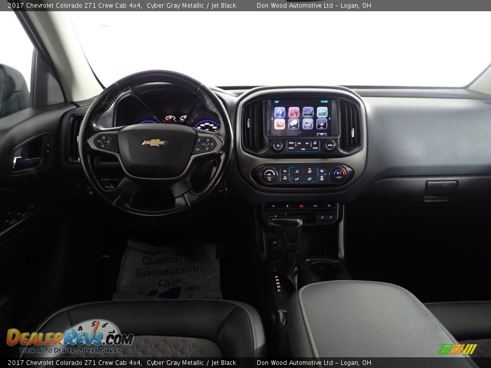 2017 Chevrolet Colorado Z71 Crew Cab 4x4 Cyber Gray Metallic / Jet Black Photo #25