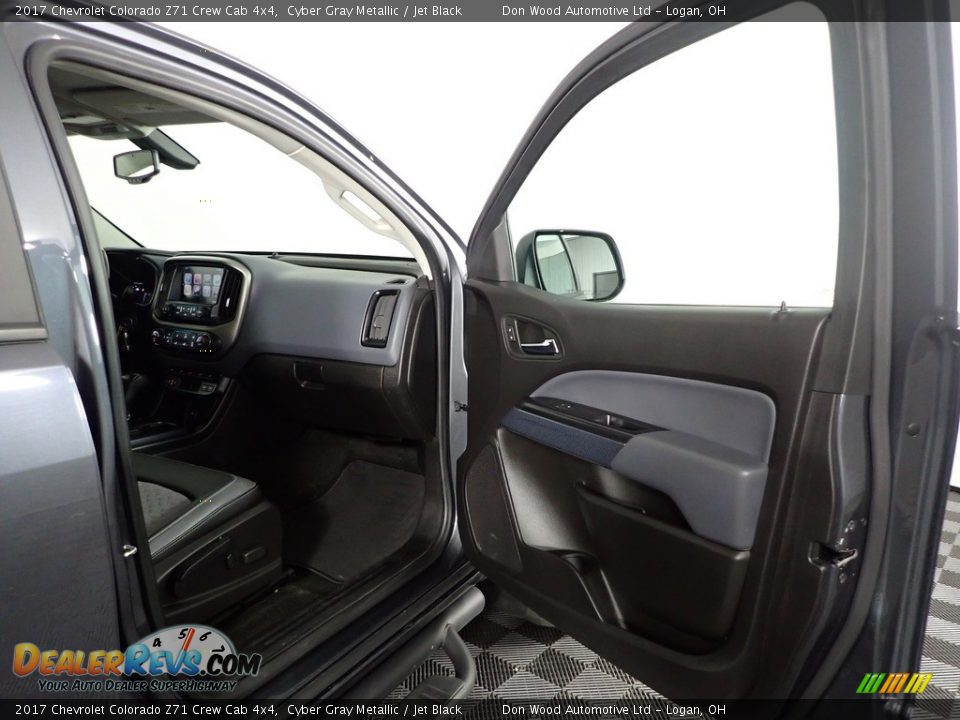 2017 Chevrolet Colorado Z71 Crew Cab 4x4 Cyber Gray Metallic / Jet Black Photo #26