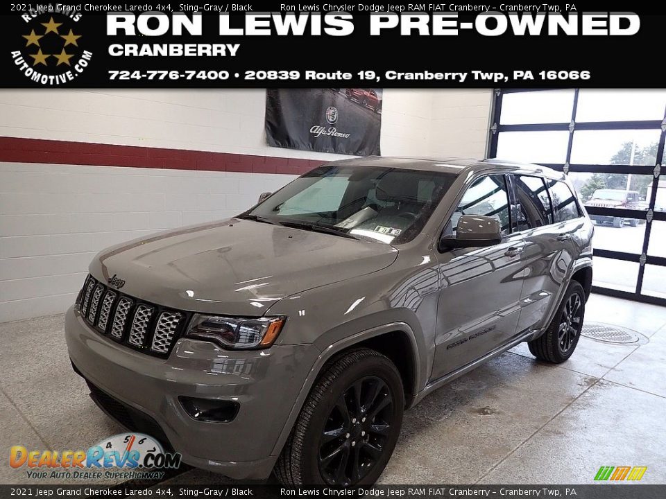 2021 Jeep Grand Cherokee Laredo 4x4 Sting-Gray / Black Photo #1