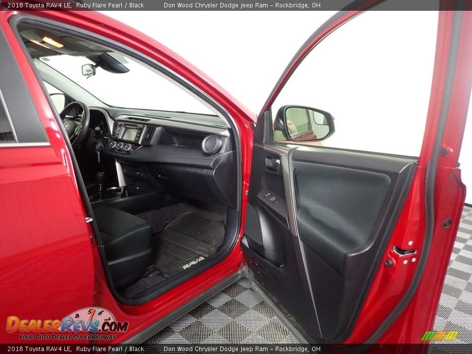 2018 Toyota RAV4 LE Ruby Flare Pearl / Black Photo #24