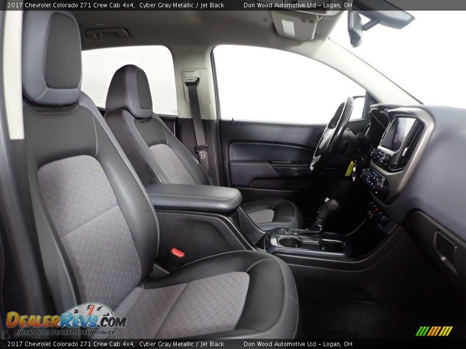 2017 Chevrolet Colorado Z71 Crew Cab 4x4 Cyber Gray Metallic / Jet Black Photo #27