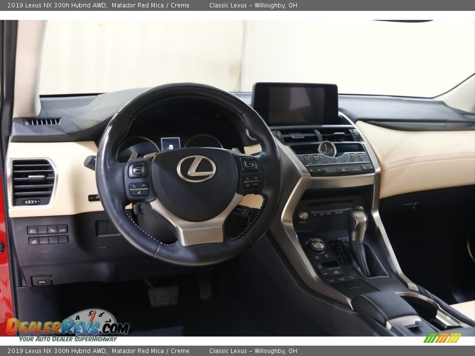 2019 Lexus NX 300h Hybrid AWD Matador Red Mica / Creme Photo #6