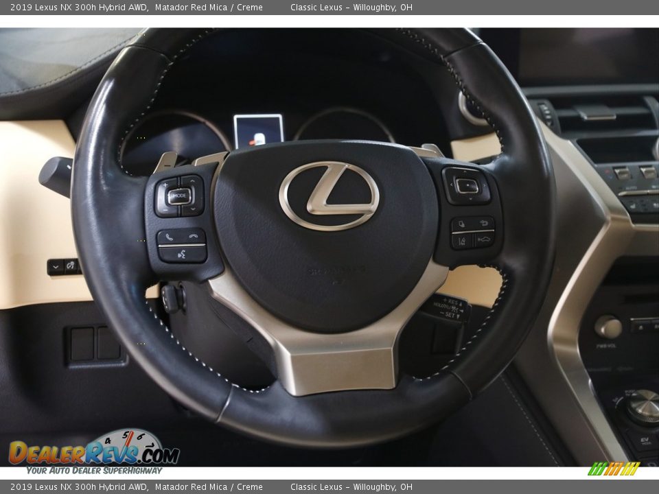 2019 Lexus NX 300h Hybrid AWD Matador Red Mica / Creme Photo #7