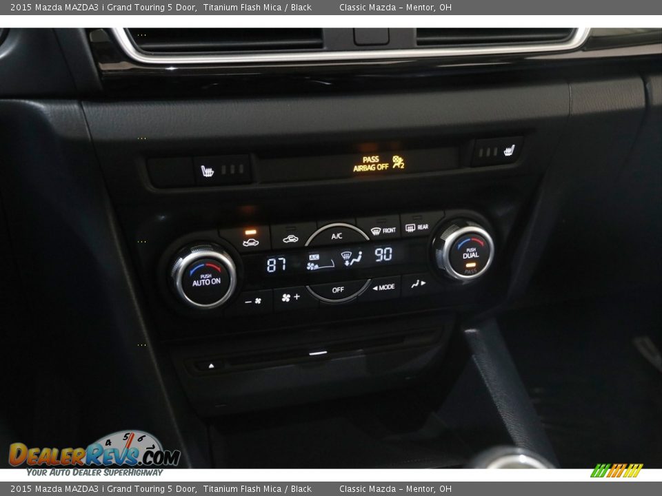 2015 Mazda MAZDA3 i Grand Touring 5 Door Titanium Flash Mica / Black Photo #14