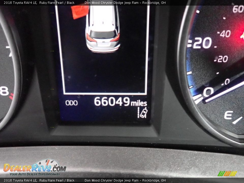 2018 Toyota RAV4 LE Ruby Flare Pearl / Black Photo #29