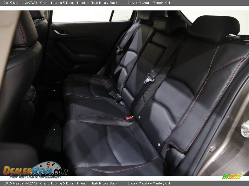 Rear Seat of 2015 Mazda MAZDA3 i Grand Touring 5 Door Photo #19