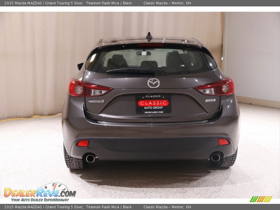 2015 Mazda MAZDA3 i Grand Touring 5 Door Titanium Flash Mica / Black Photo #20