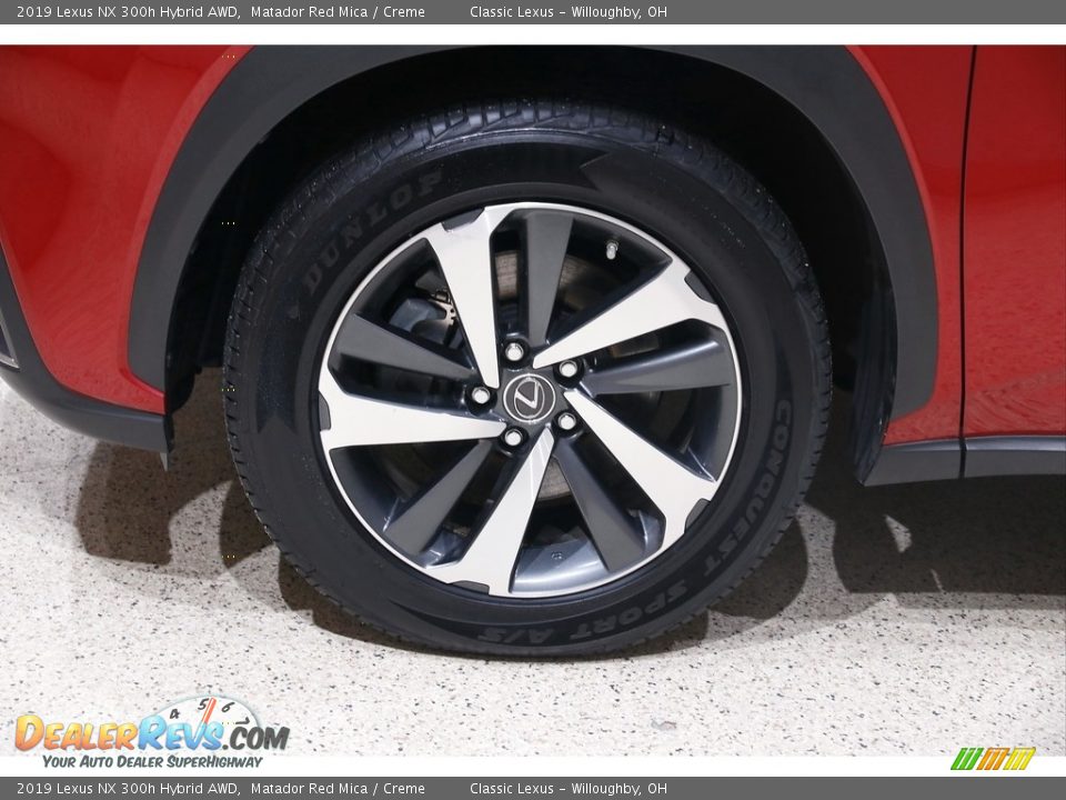 2019 Lexus NX 300h Hybrid AWD Matador Red Mica / Creme Photo #20