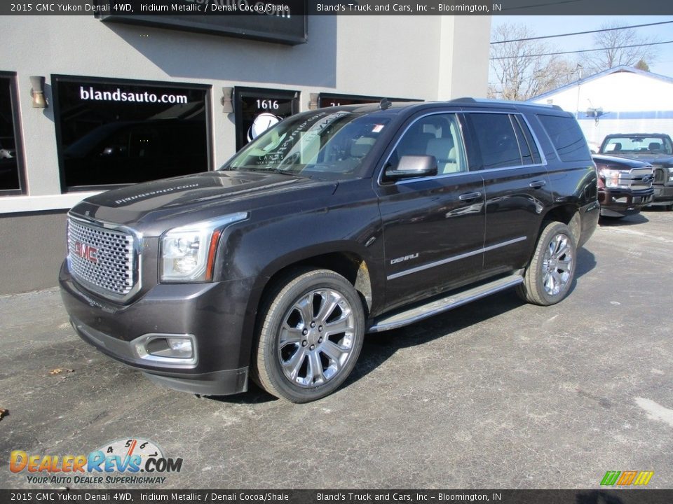 2015 GMC Yukon Denali 4WD Iridium Metallic / Denali Cocoa/Shale Photo #2