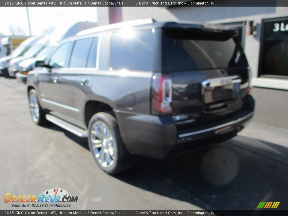 2015 GMC Yukon Denali 4WD Iridium Metallic / Denali Cocoa/Shale Photo #3