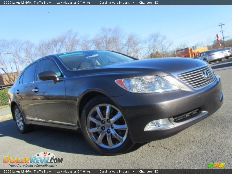 2009 Lexus LS 460 Truffle Brown Mica / Alabaster Off White Photo #1