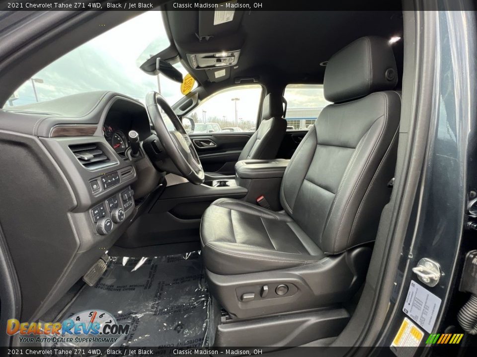 Jet Black Interior - 2021 Chevrolet Tahoe Z71 4WD Photo #6