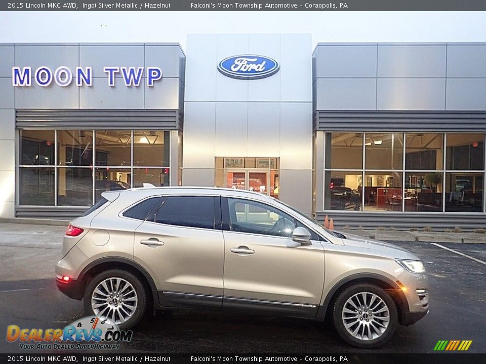 2015 Lincoln MKC AWD Ingot Silver Metallic / Hazelnut Photo #1