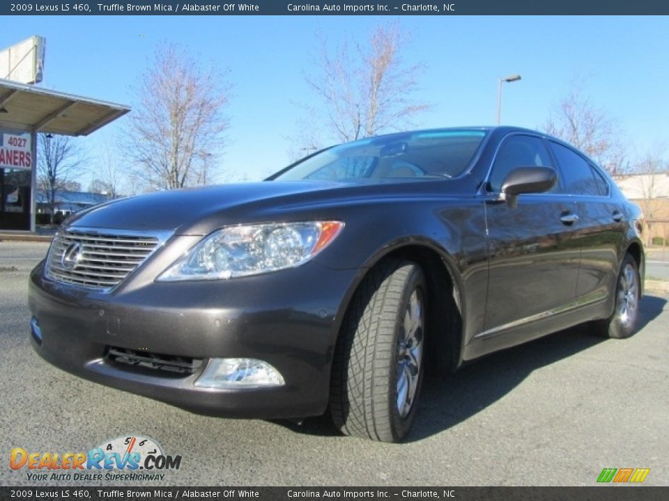 2009 Lexus LS 460 Truffle Brown Mica / Alabaster Off White Photo #6