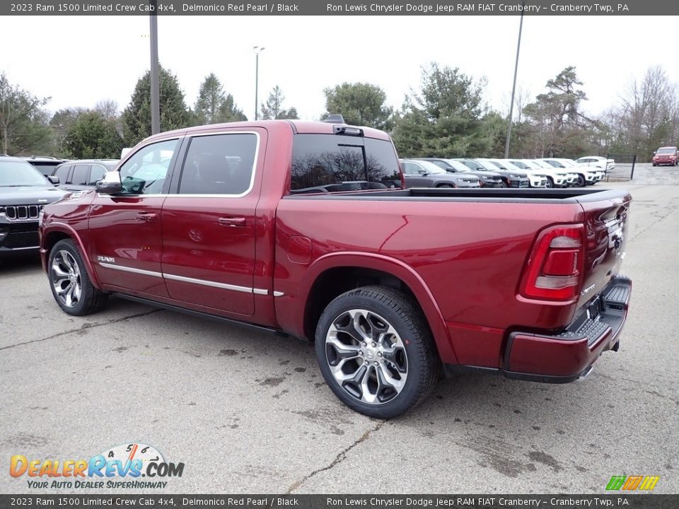 Delmonico Red Pearl 2023 Ram 1500 Limited Crew Cab 4x4 Photo #3