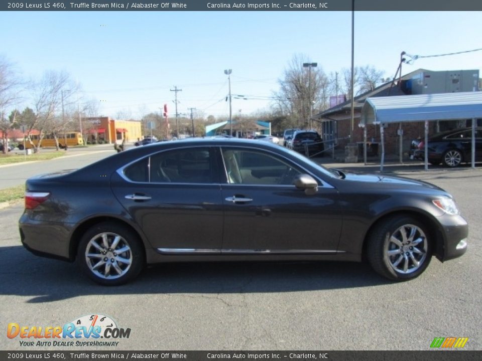 2009 Lexus LS 460 Truffle Brown Mica / Alabaster Off White Photo #11