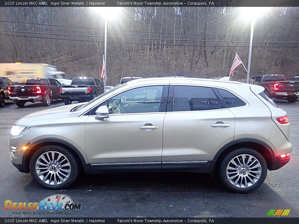 2015 Lincoln MKC AWD Ingot Silver Metallic / Hazelnut Photo #6