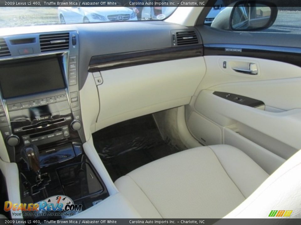 2009 Lexus LS 460 Truffle Brown Mica / Alabaster Off White Photo #14