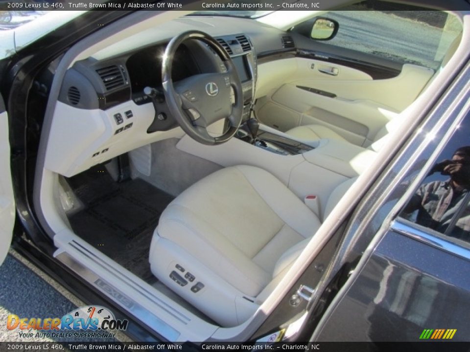 2009 Lexus LS 460 Truffle Brown Mica / Alabaster Off White Photo #17