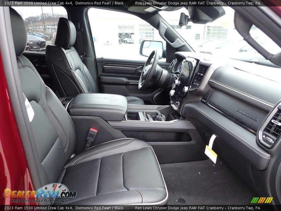 Black Interior - 2023 Ram 1500 Limited Crew Cab 4x4 Photo #10