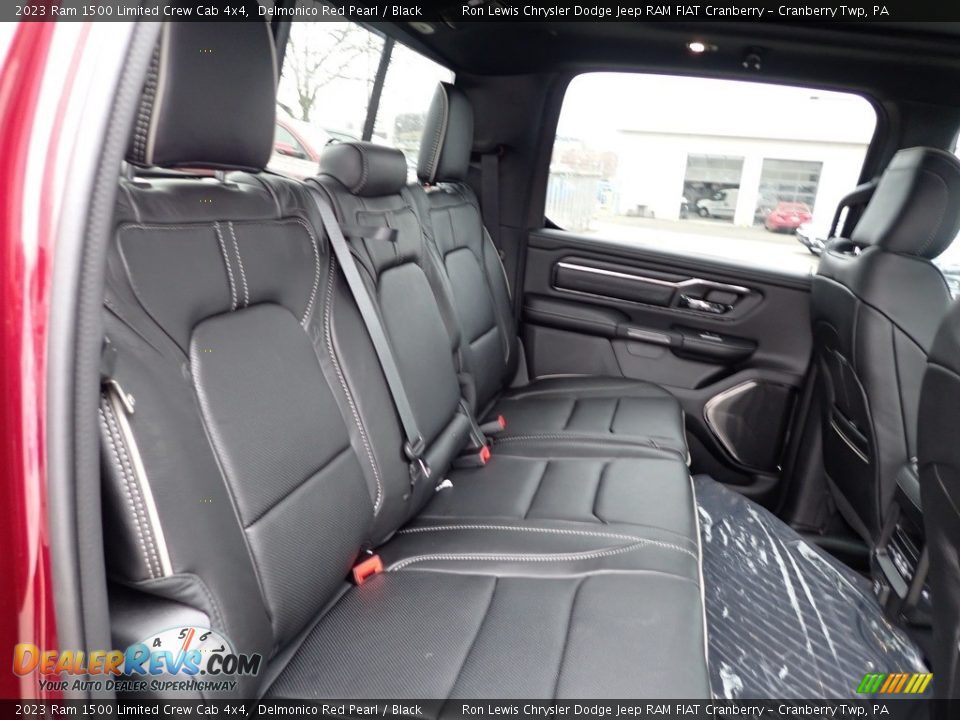 Rear Seat of 2023 Ram 1500 Limited Crew Cab 4x4 Photo #11