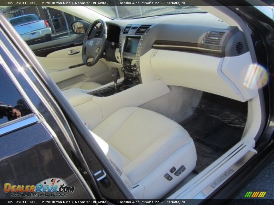 2009 Lexus LS 460 Truffle Brown Mica / Alabaster Off White Photo #22
