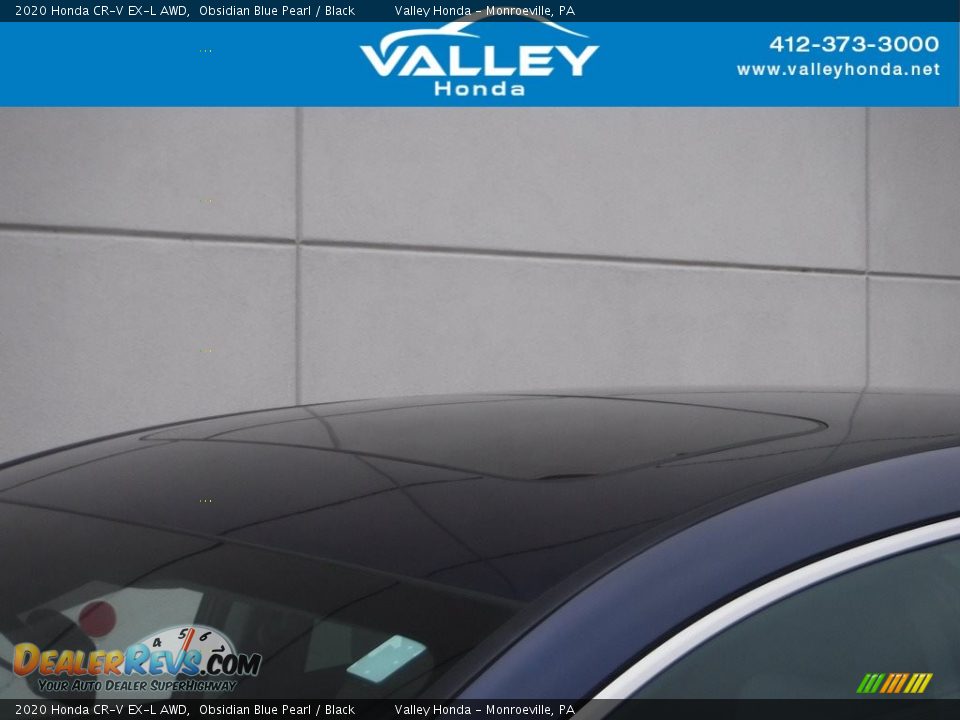 2020 Honda CR-V EX-L AWD Obsidian Blue Pearl / Black Photo #4