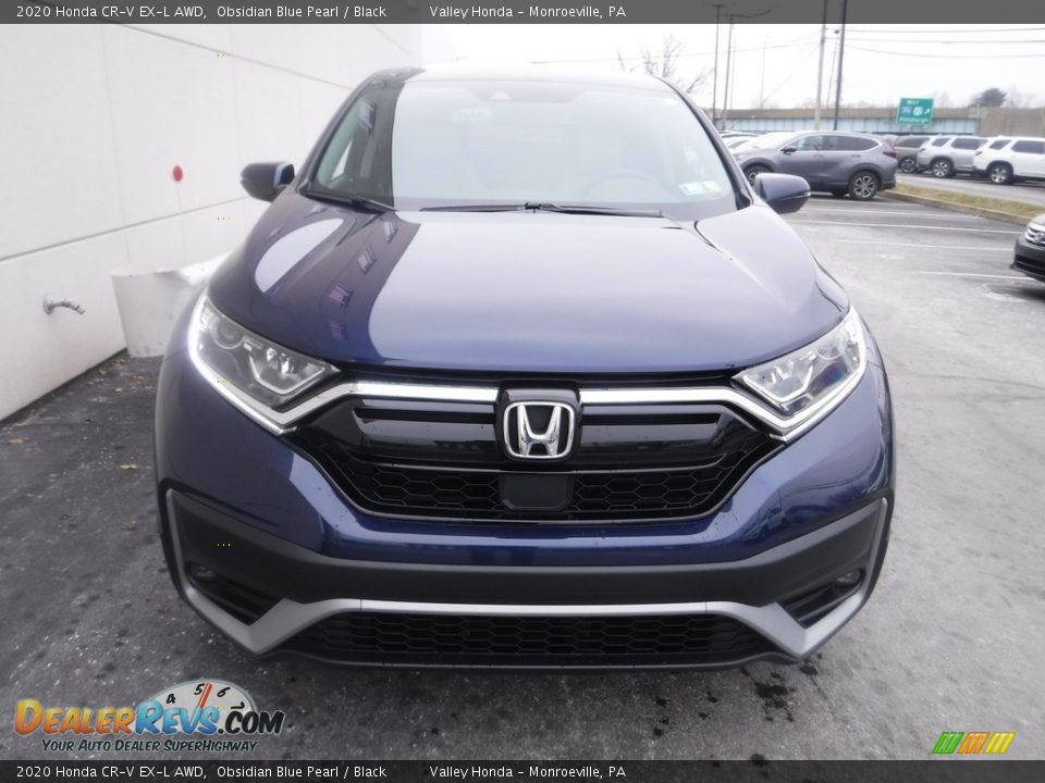 2020 Honda CR-V EX-L AWD Obsidian Blue Pearl / Black Photo #5
