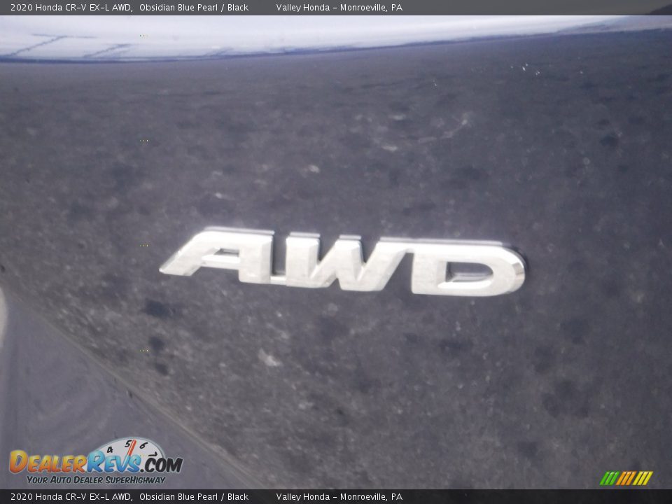 2020 Honda CR-V EX-L AWD Obsidian Blue Pearl / Black Photo #8