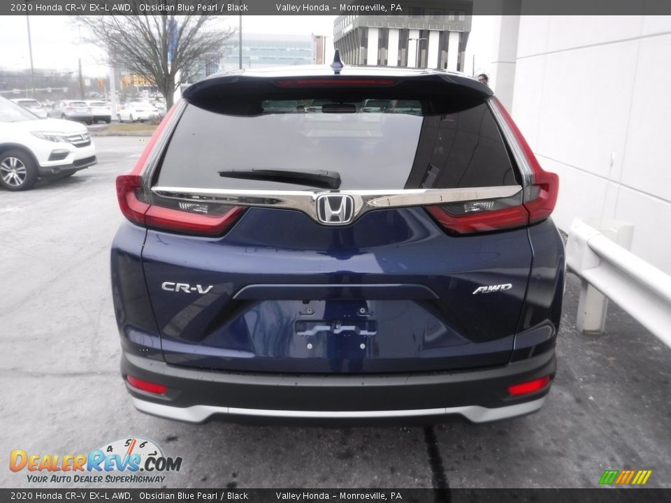 2020 Honda CR-V EX-L AWD Obsidian Blue Pearl / Black Photo #9