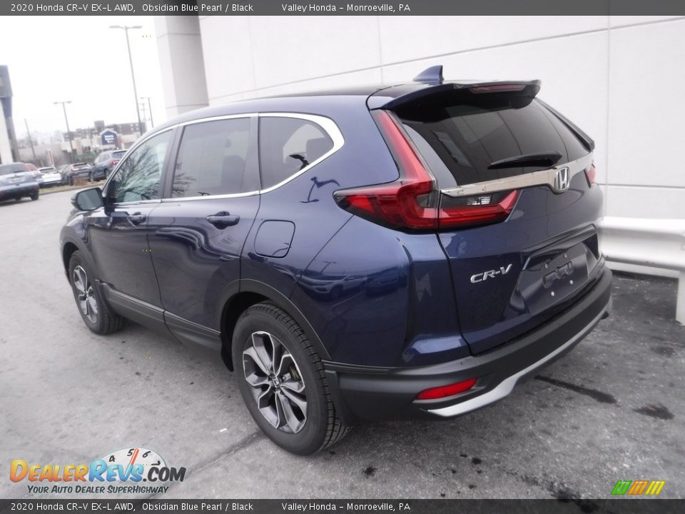 2020 Honda CR-V EX-L AWD Obsidian Blue Pearl / Black Photo #10