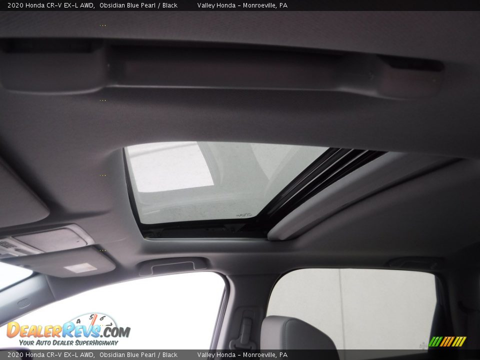 2020 Honda CR-V EX-L AWD Obsidian Blue Pearl / Black Photo #11