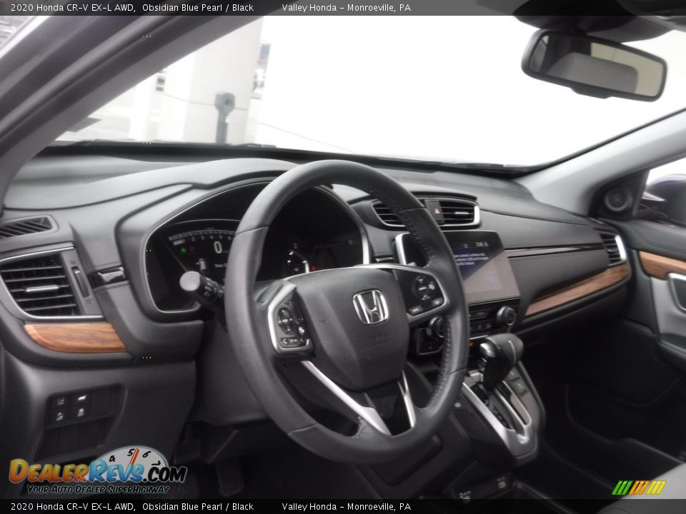 2020 Honda CR-V EX-L AWD Obsidian Blue Pearl / Black Photo #15