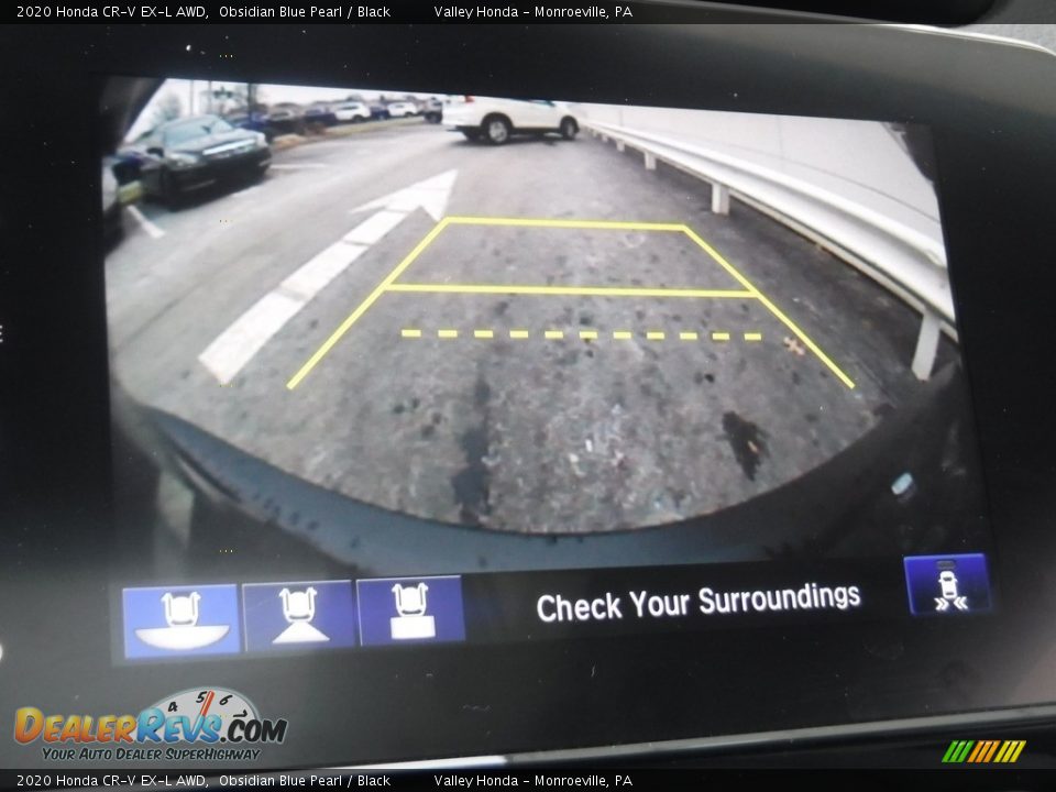 2020 Honda CR-V EX-L AWD Obsidian Blue Pearl / Black Photo #20