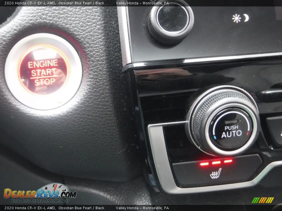 2020 Honda CR-V EX-L AWD Obsidian Blue Pearl / Black Photo #22