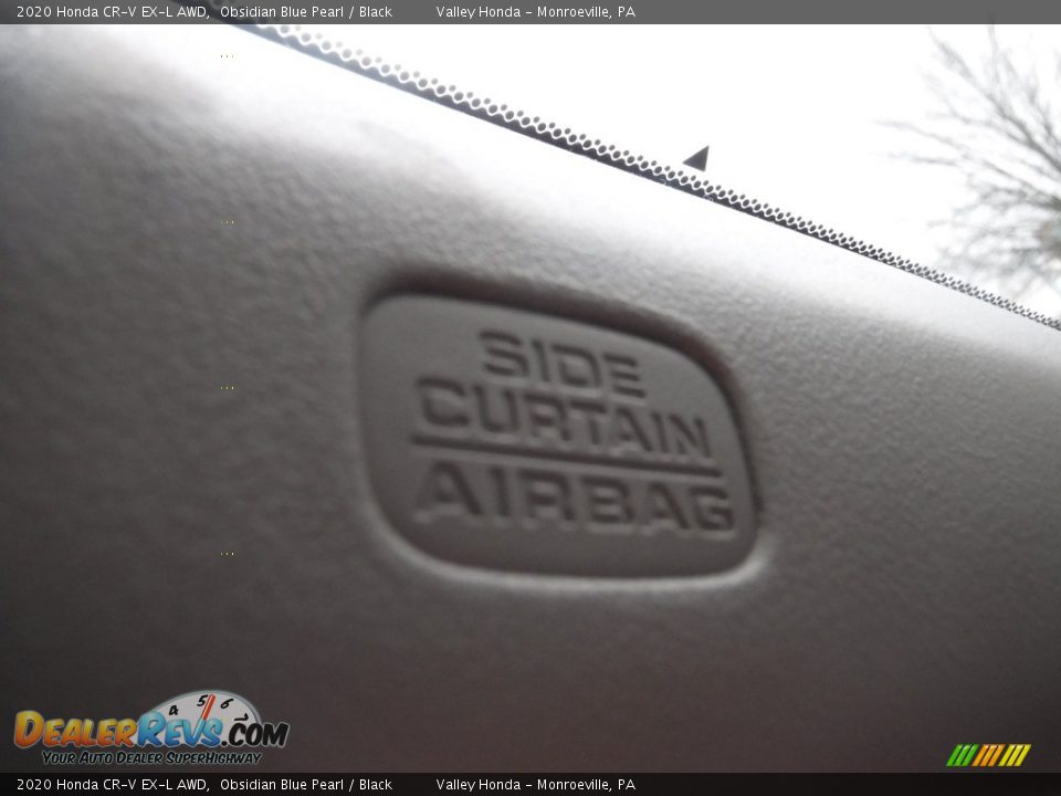 2020 Honda CR-V EX-L AWD Obsidian Blue Pearl / Black Photo #24
