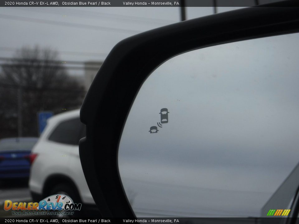2020 Honda CR-V EX-L AWD Obsidian Blue Pearl / Black Photo #25