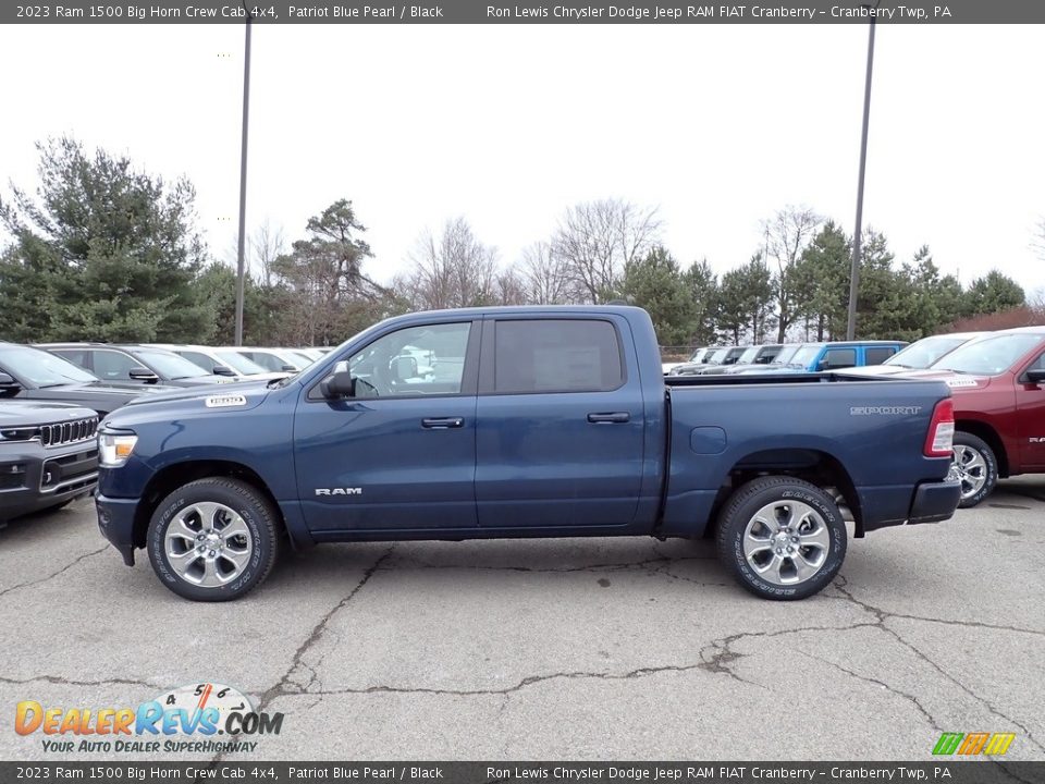 Patriot Blue Pearl 2023 Ram 1500 Big Horn Crew Cab 4x4 Photo #2