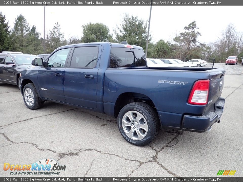 2023 Ram 1500 Big Horn Crew Cab 4x4 Patriot Blue Pearl / Black Photo #3