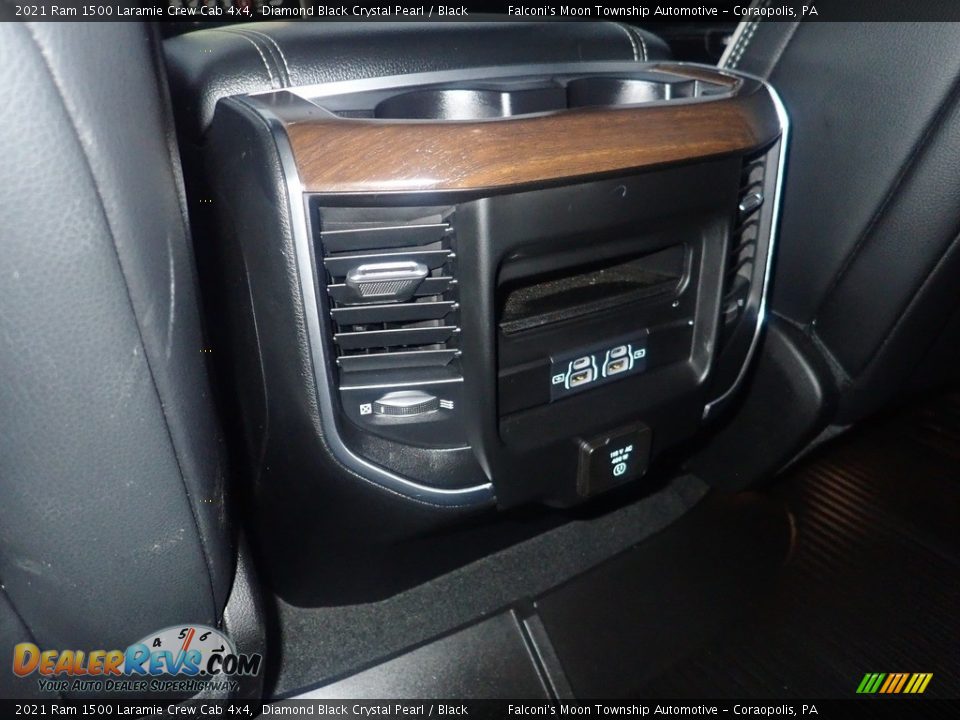 2021 Ram 1500 Laramie Crew Cab 4x4 Diamond Black Crystal Pearl / Black Photo #19