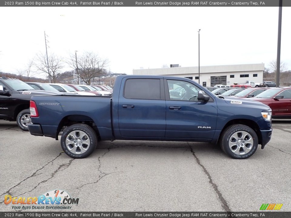 Patriot Blue Pearl 2023 Ram 1500 Big Horn Crew Cab 4x4 Photo #6