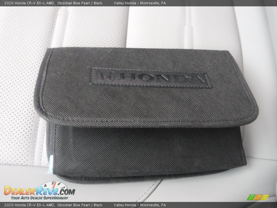 2020 Honda CR-V EX-L AWD Obsidian Blue Pearl / Black Photo #34