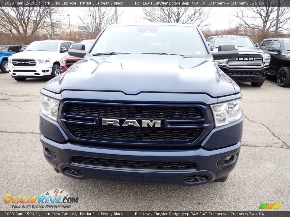 2023 Ram 1500 Big Horn Crew Cab 4x4 Patriot Blue Pearl / Black Photo #8